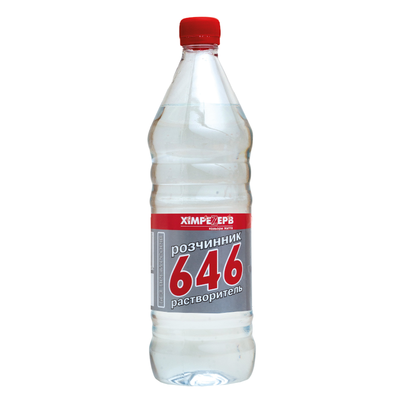 Розчинник 646 без прекурсорів, ХІМРЕЗЕРВ, 0,65 кг, пляшка пластикова